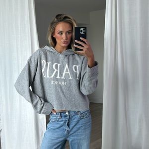 Zara Paris France hoodie sweatshirt